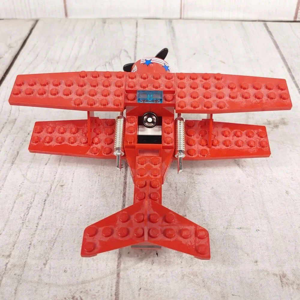 LEGO 6615 Eagle Stunt Flyer Red Plane - 100% Complete W/ Manual - NO BOX Vintage